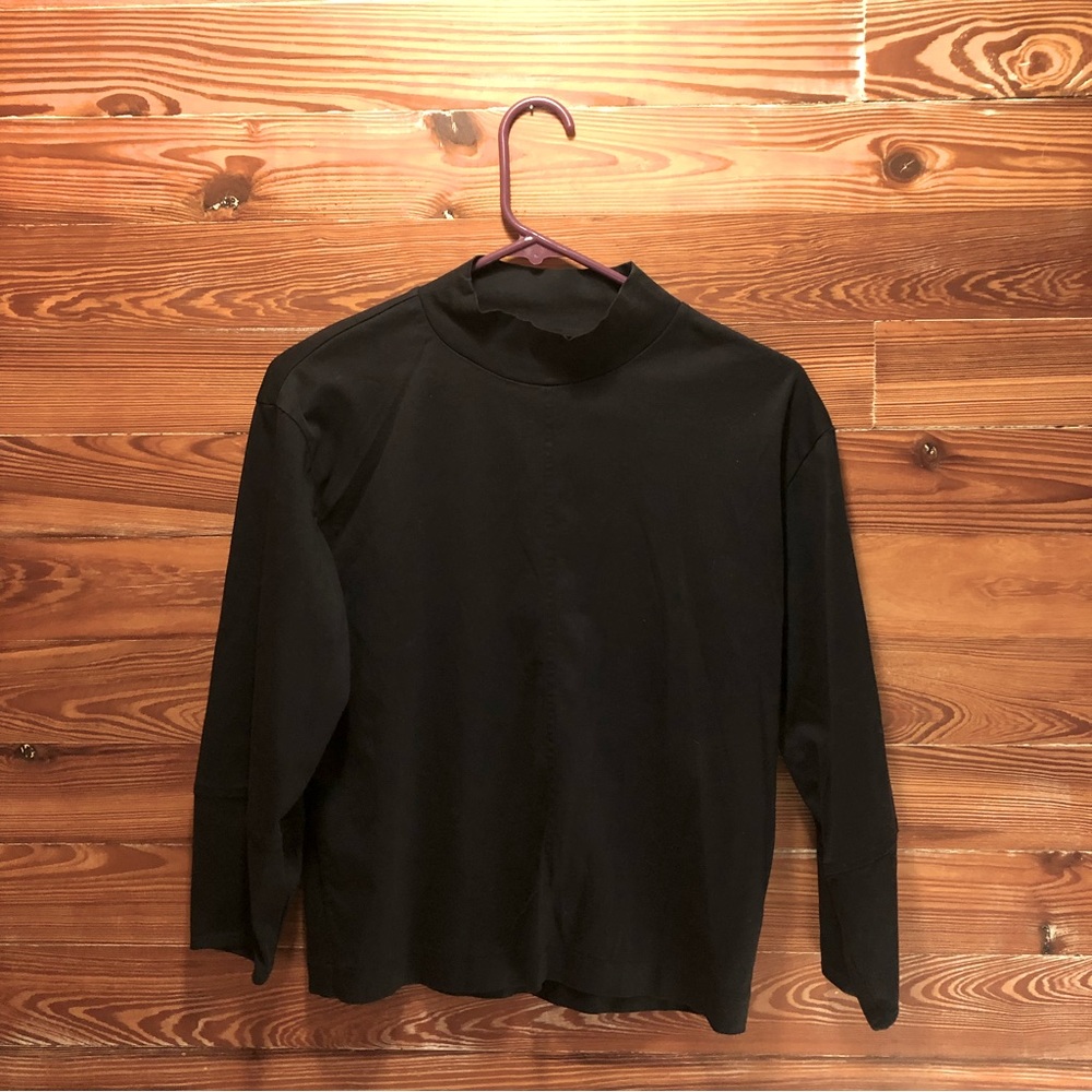 Everlane 3/4 sleeve mock turtle neck. Great condition.